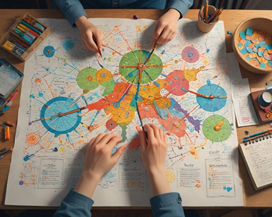 Como montar mapas mentais para diferentes matérias