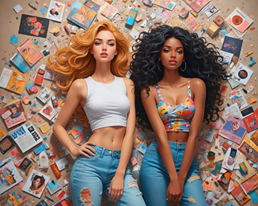 Como o feminismo aborda padrões estéticos e pressão social