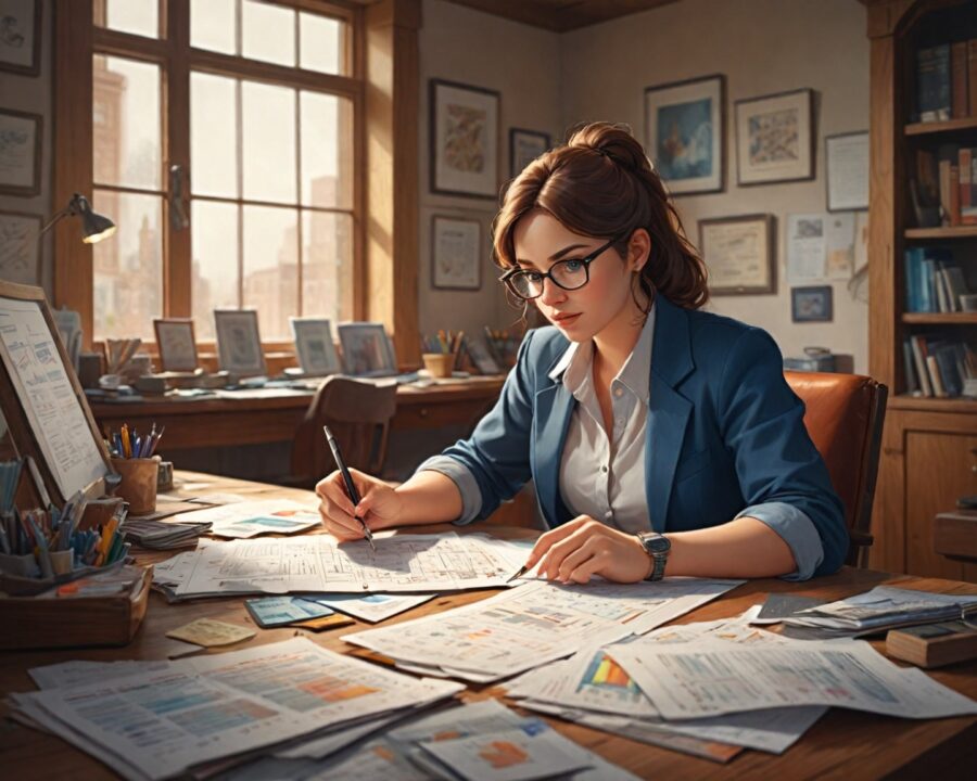 como organizar as finanças de um pequeno negócio de forma eficiente