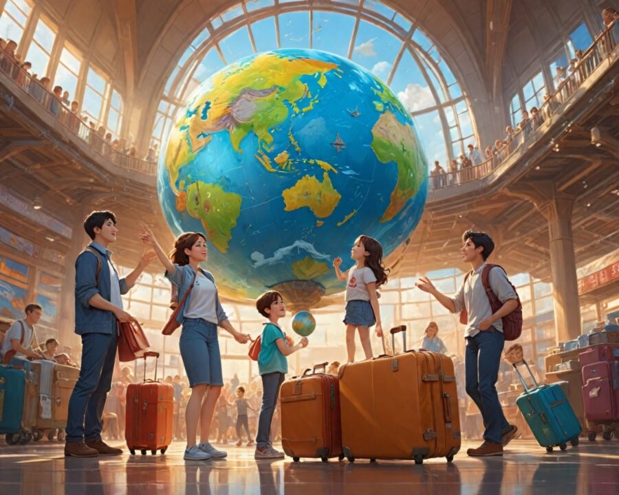 Melhores destinos internacionais para viajar com crianças