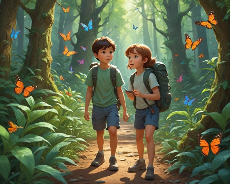 roteiros com natureza e aprendizado para crianças pequenas