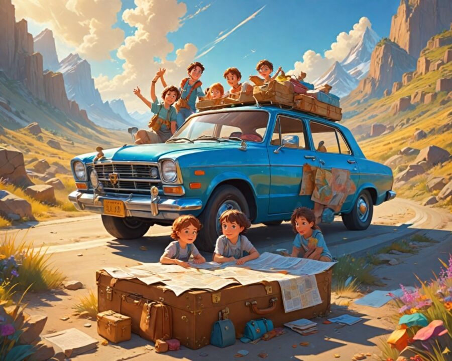 como planejar uma road trip com filhos: guia completo