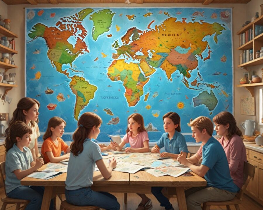 Como envolver as crianças no planejamento da viagem