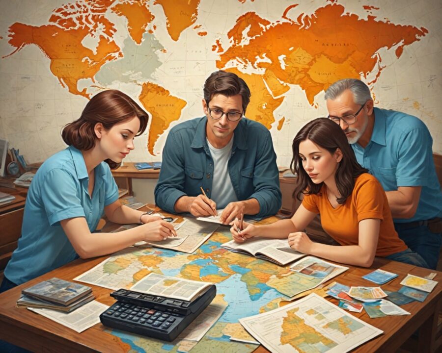 Como dividir os custos de uma viagem em família sem complicações