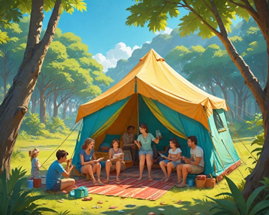 Dicas de campings organizados para famílias no Brasil