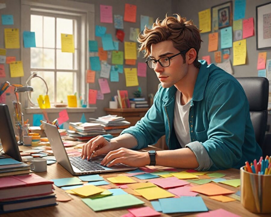 como organizar seu conteúdo diário sem sobrecarga