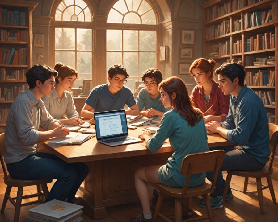 Como estudar em grupo sem perder o foco: guia prático