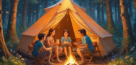 Dicas práticas para acampar com crianças pequenas