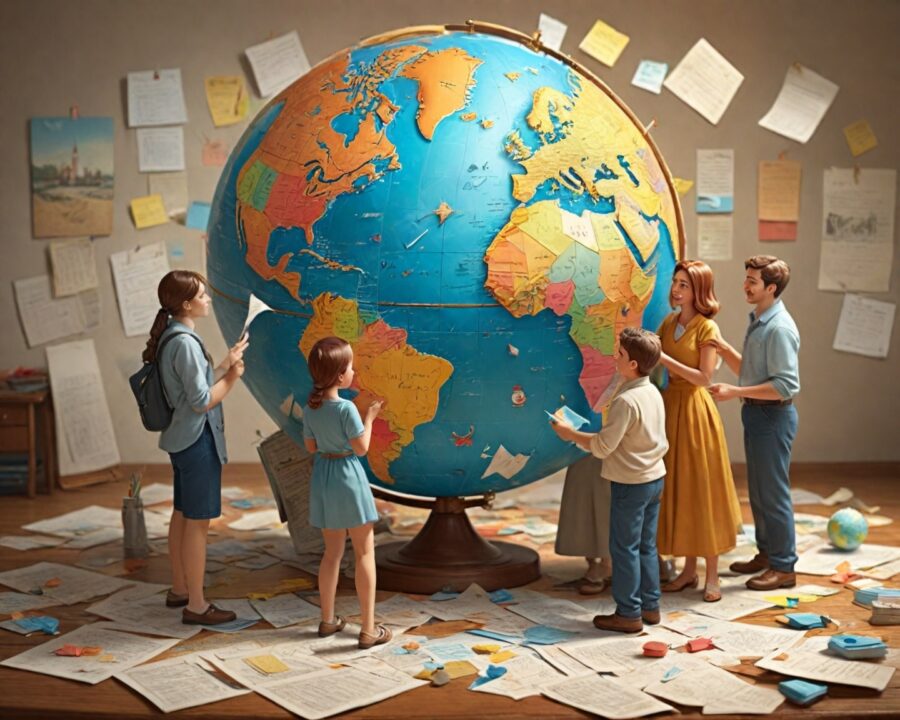 como organizar um intercâmbio familiar: guia completo